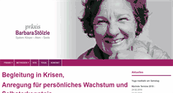 Desktop Screenshot of barbara-stoelzle.de